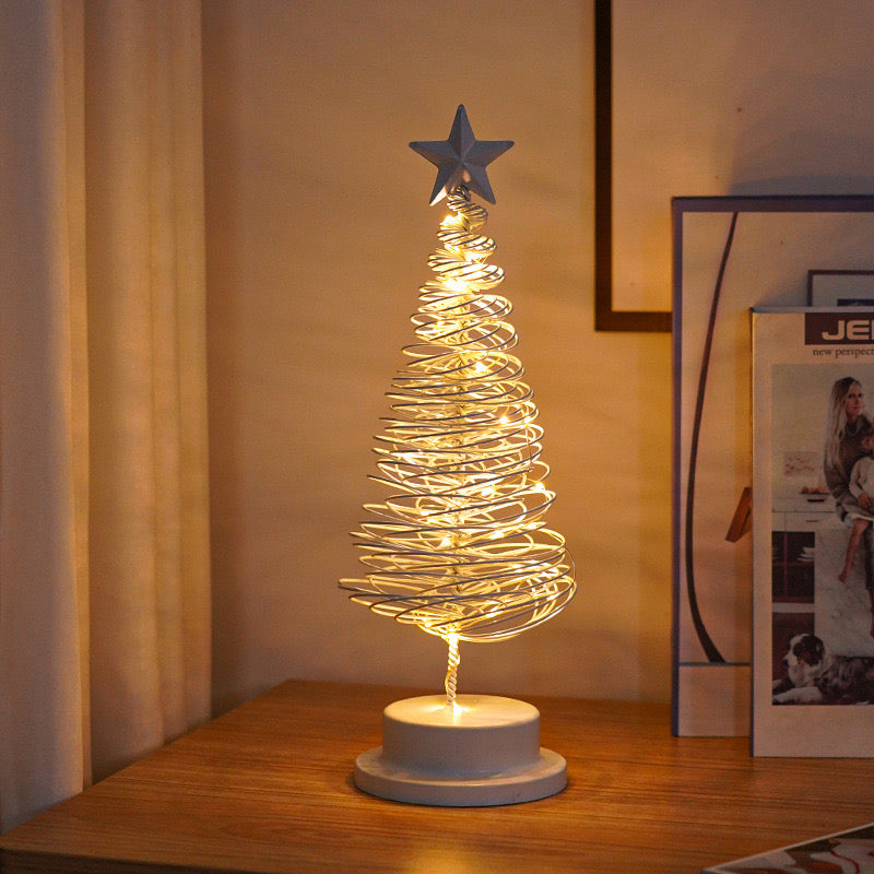 Starry Spiral LED Christmas Tree