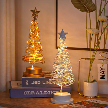 Starry Spiral LED Christmas Tree