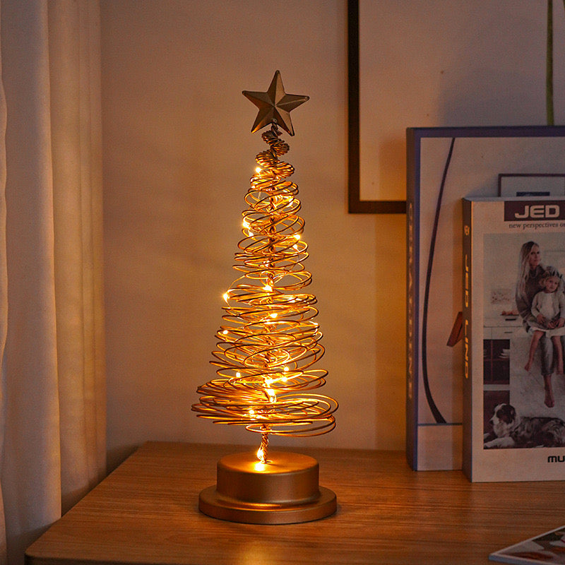 Starry Spiral LED Christmas Tree